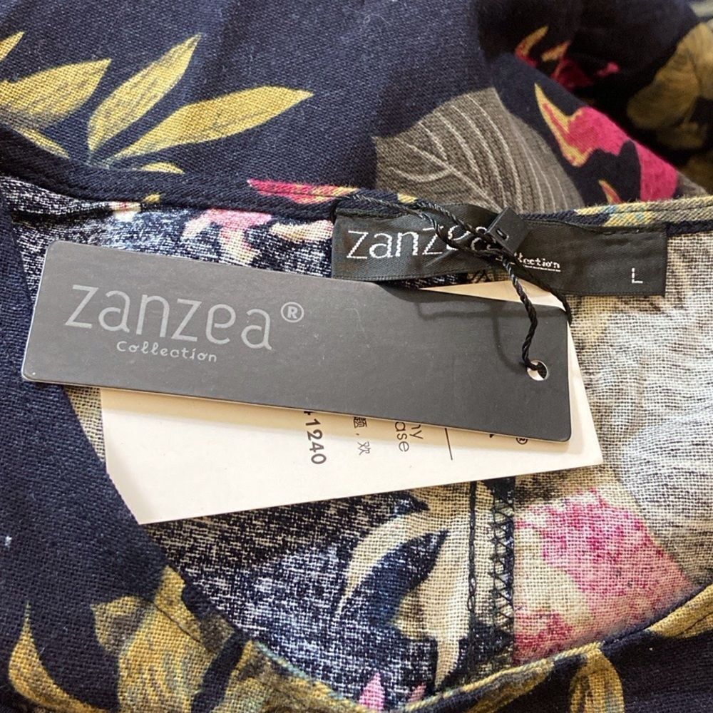 ZANZEA FASHIONS 100%COTTON WOMEN'S FLORAL DRESS SIZE, - Picture 10 of 12